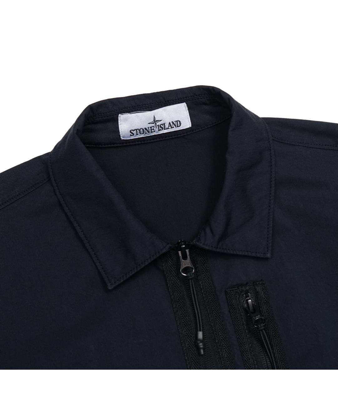 STONE ISLAND Темно-синяя куртка, фото 2