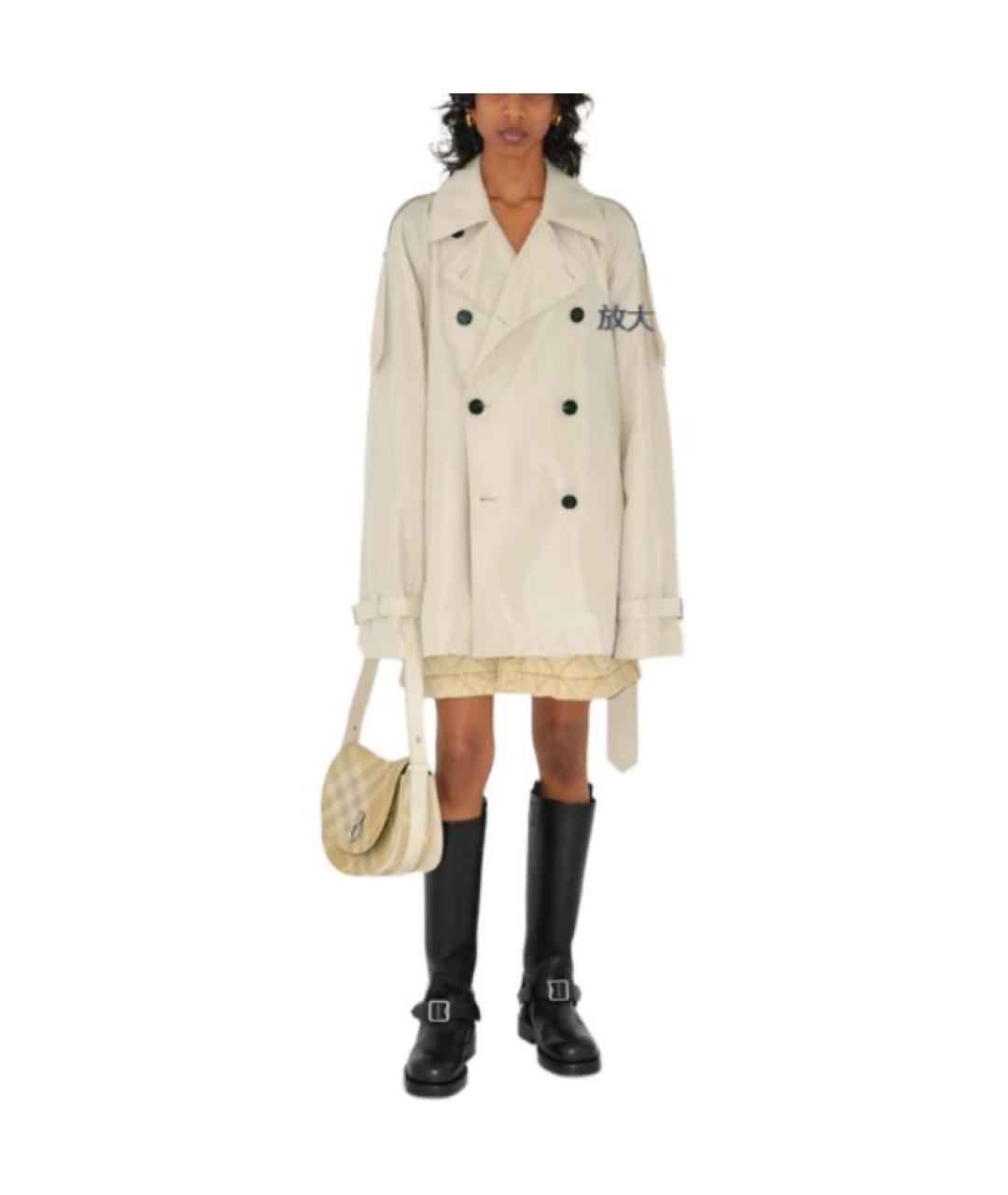 BURBERRY Бежевый тренч/плащ, фото 3