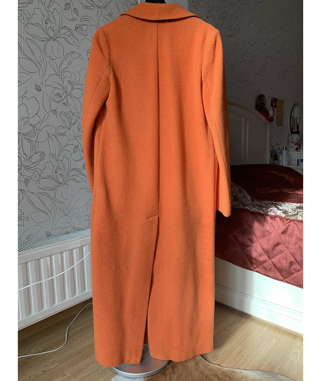PINKO Оранжевое шерстяное пальто, фото 2