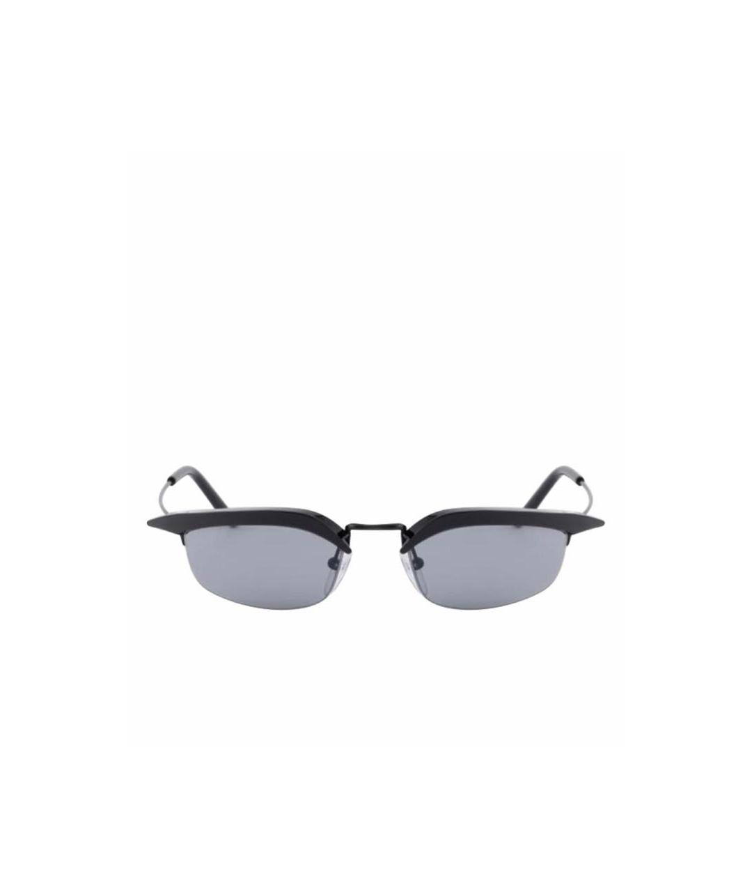 PRADA Черные металлические солнцезащитные очки, фото 1
