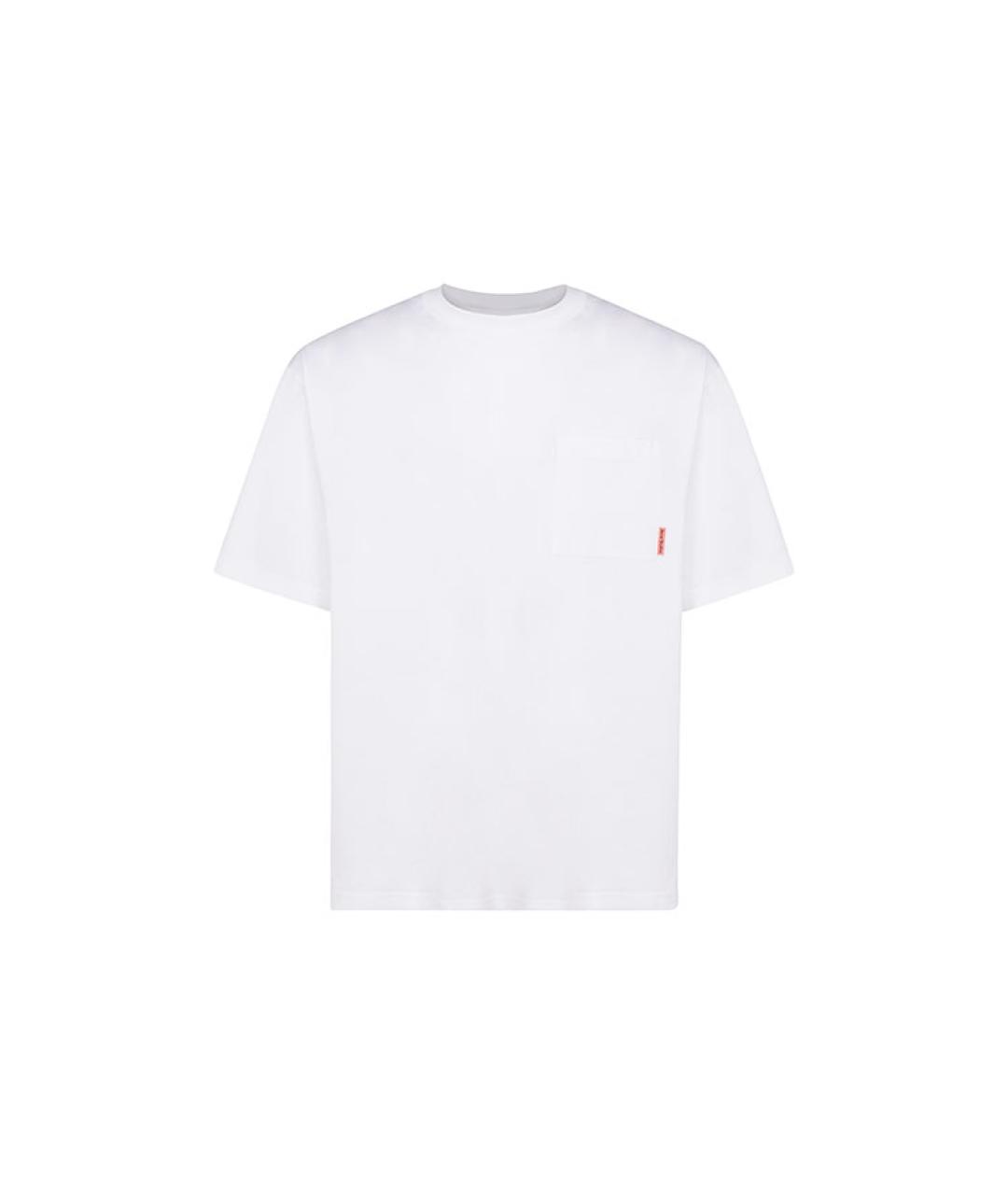 ACNE STUDIOS Белая хлопковая футболка, фото 1