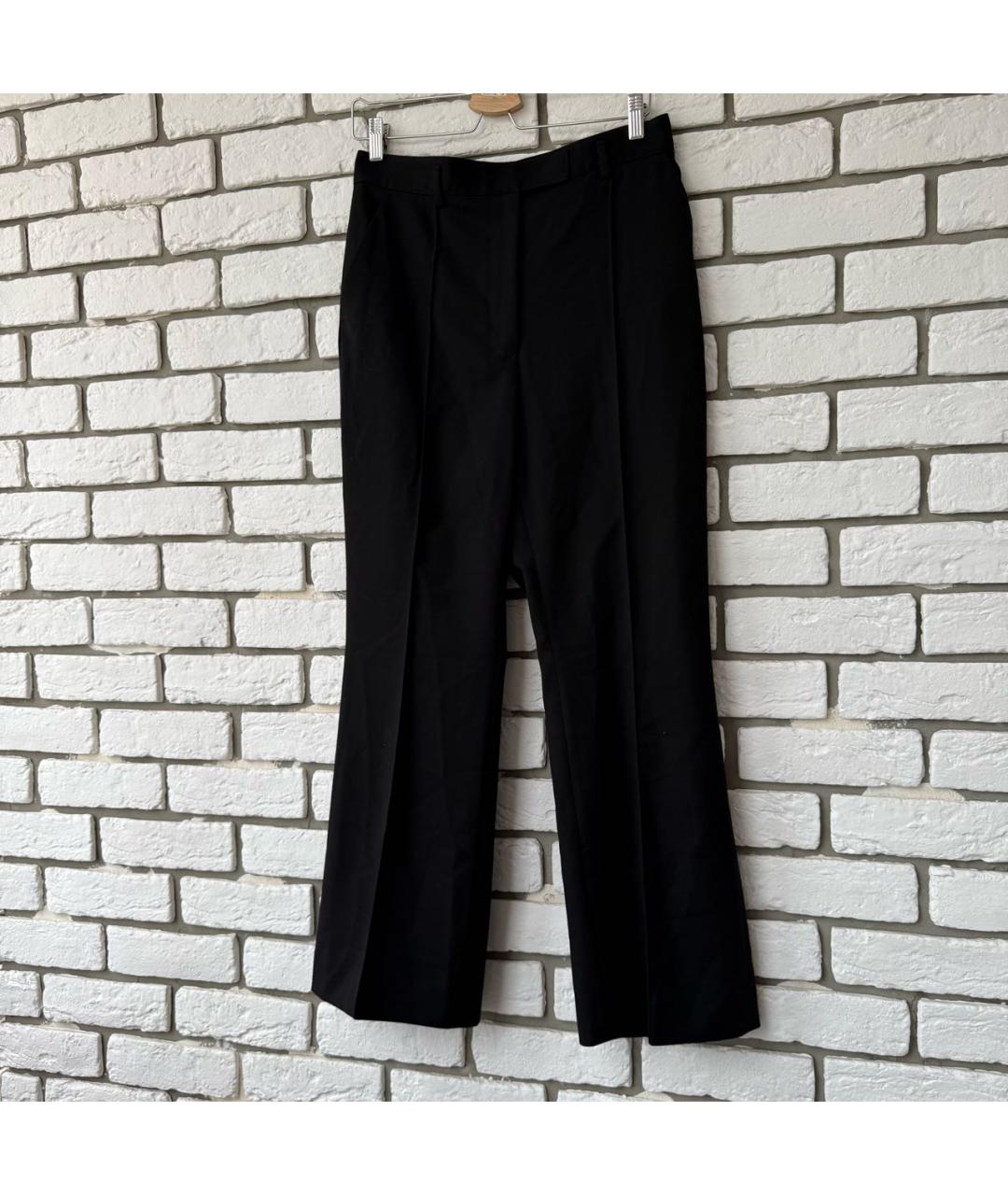ACNE STUDIOS Черные шерстяные брюки широкие, фото 6