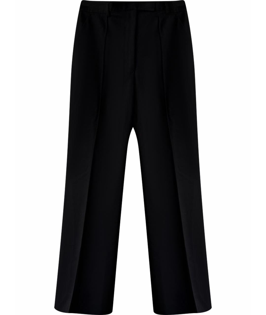 ACNE STUDIOS Черные шерстяные брюки широкие, фото 1