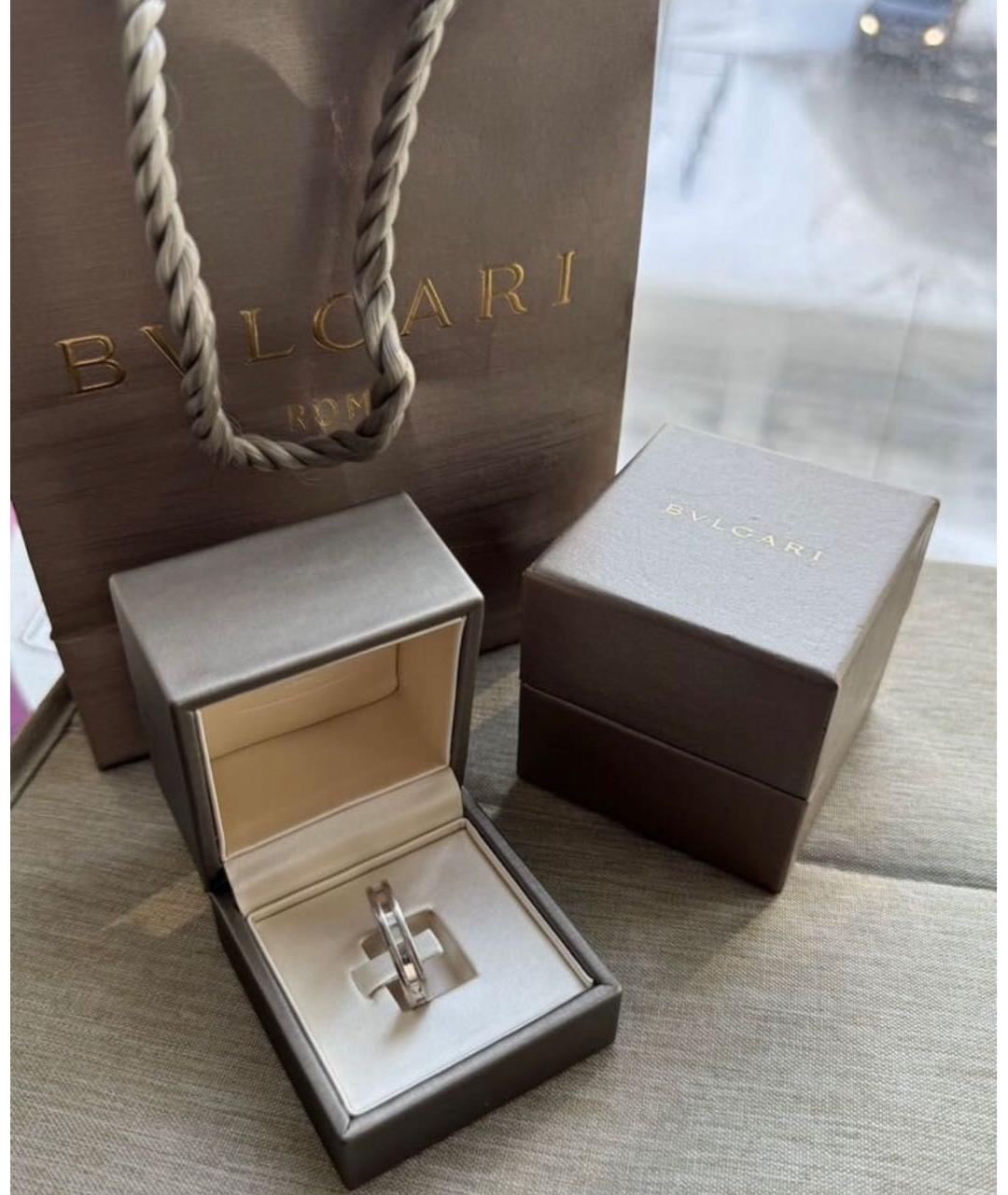 BVLGARI Кольцо из белого золота, фото 2