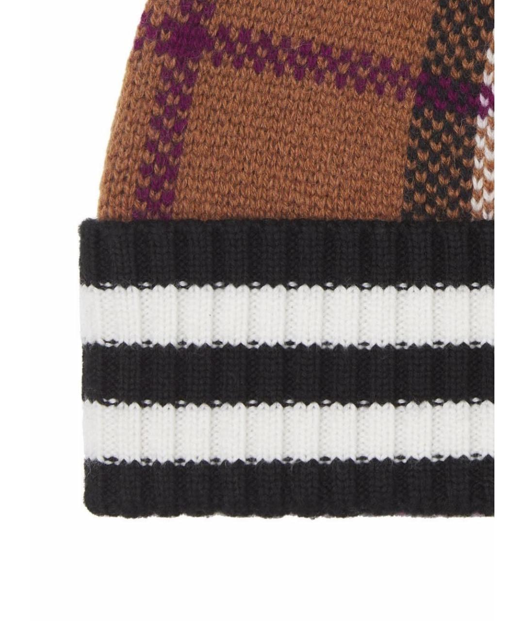 BURBERRY Мульти шапка, фото 2