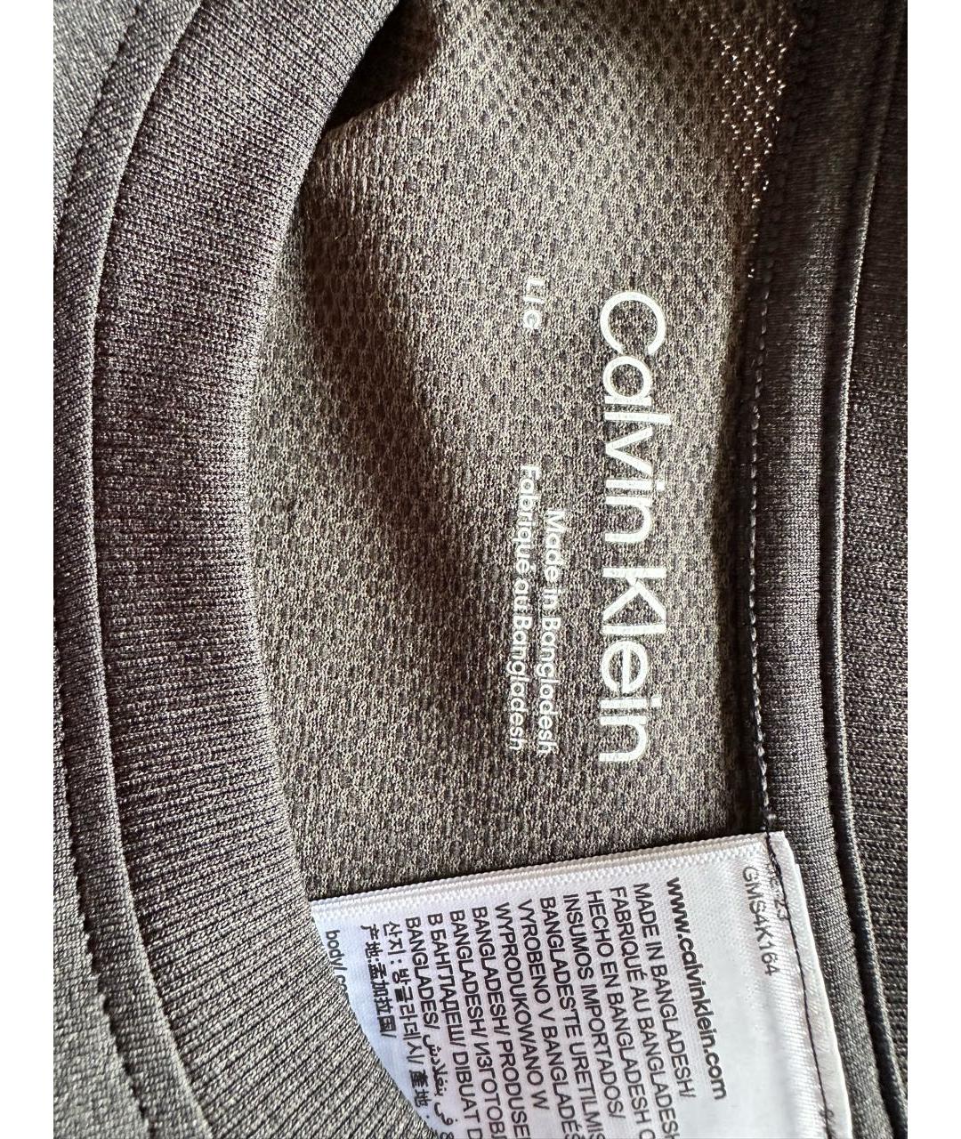 CALVIN KLEIN Антрацитовая футболка, фото 3