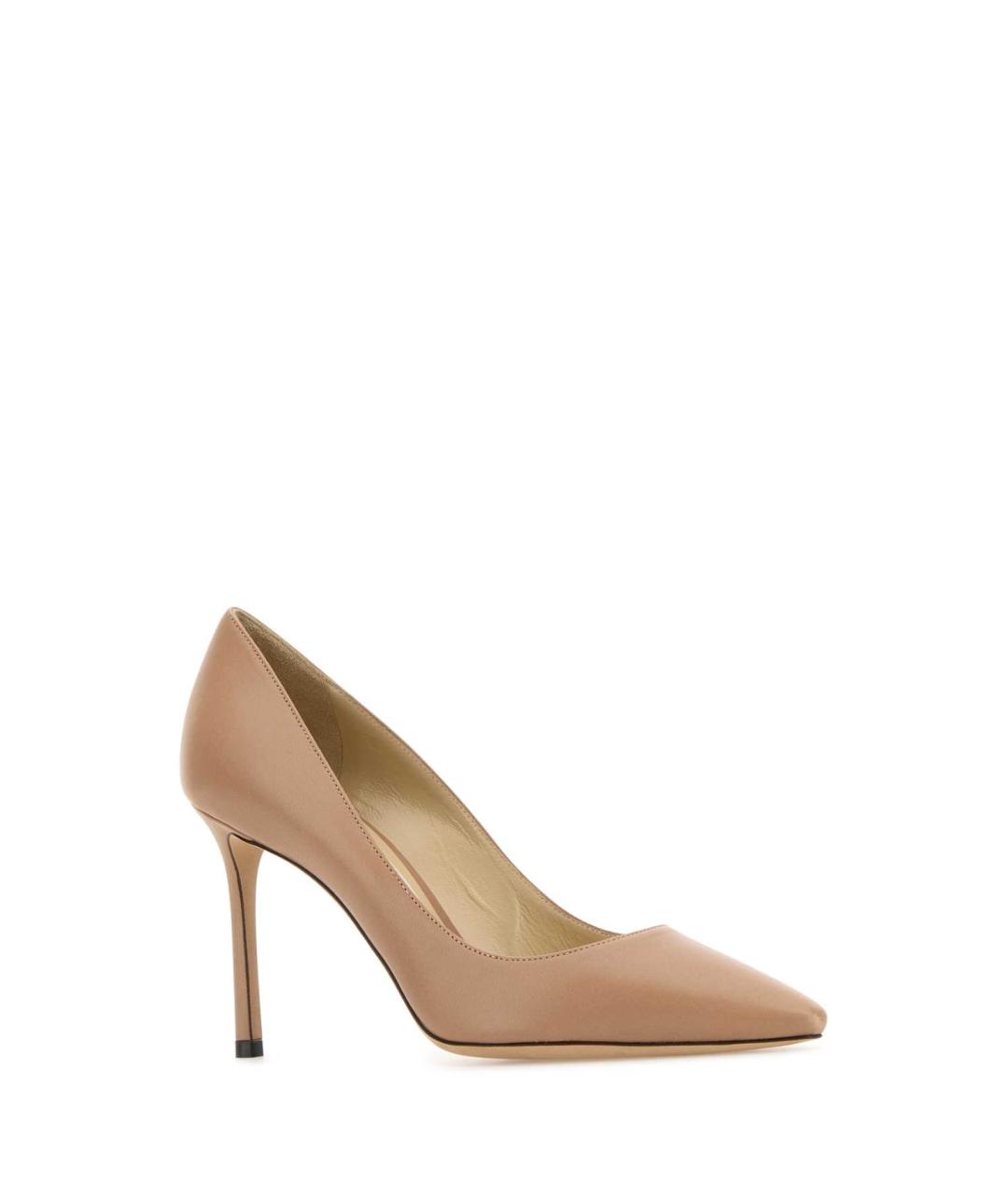 JIMMY CHOO Бежевые кожаные туфли, фото 2
