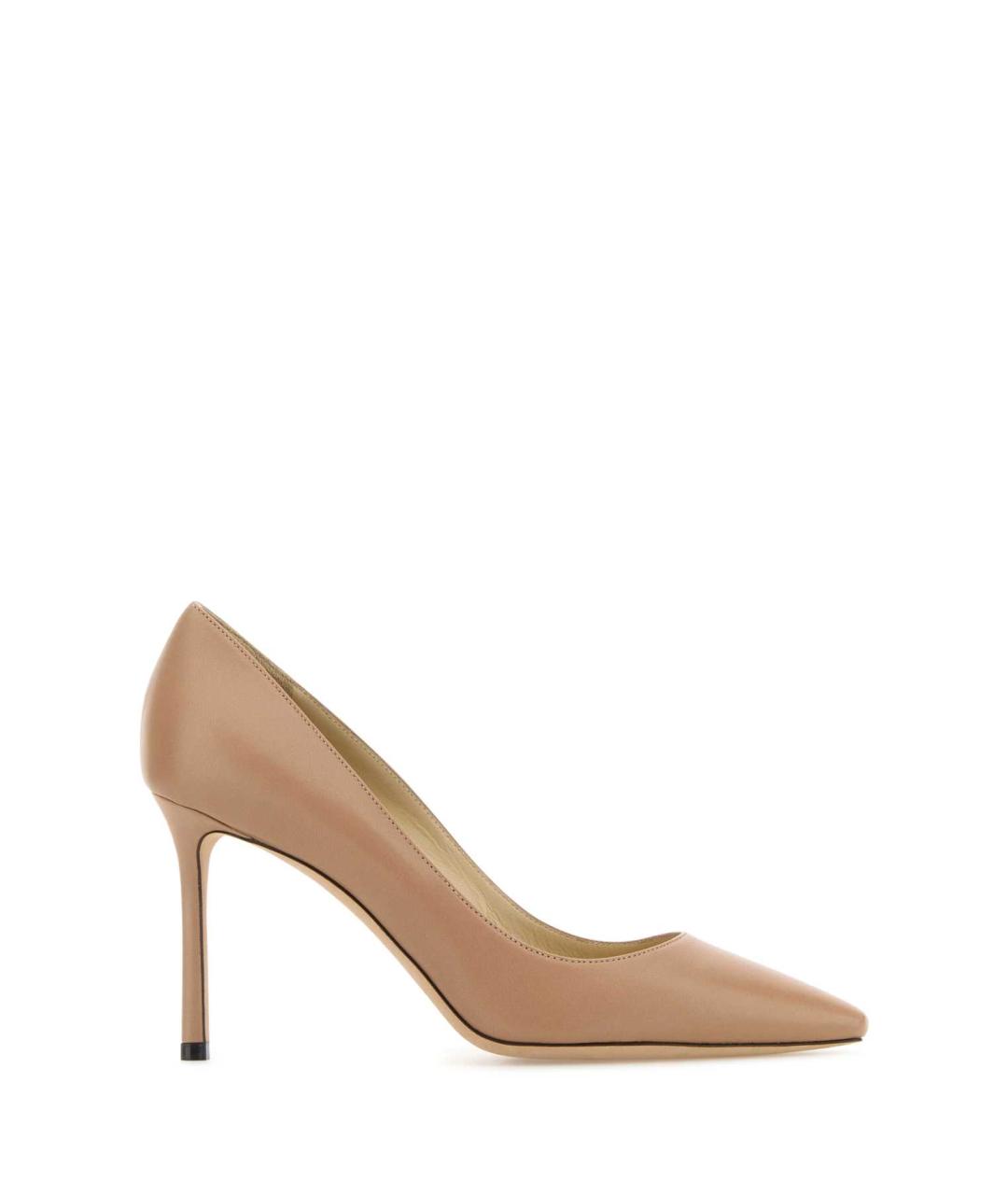 JIMMY CHOO Бежевые кожаные туфли, фото 1