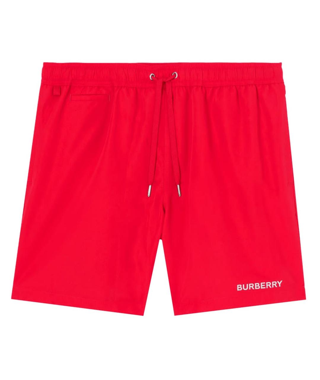 BURBERRY Красные шорты, фото 2