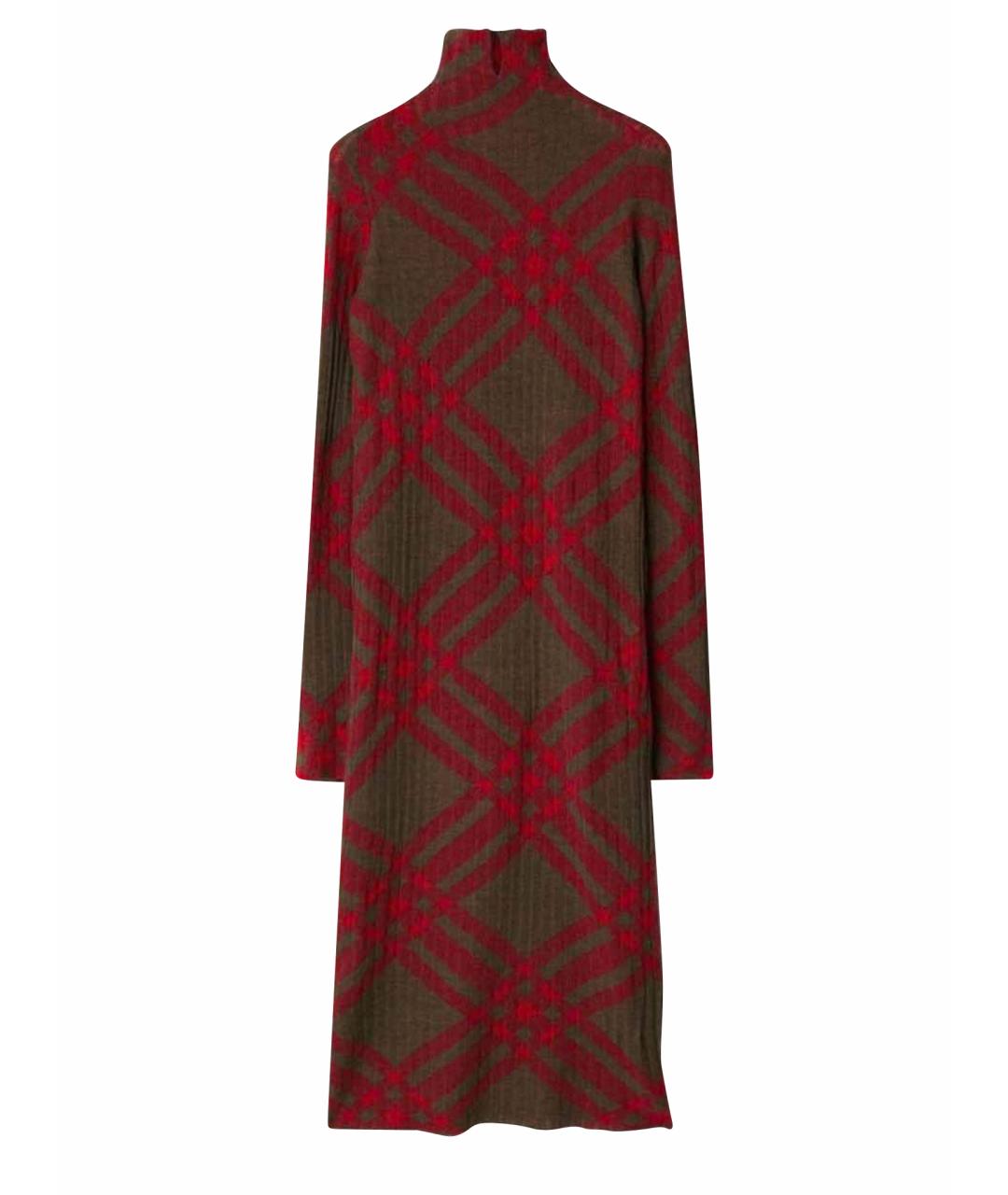 BURBERRY Мульти повседневное платье, фото 1