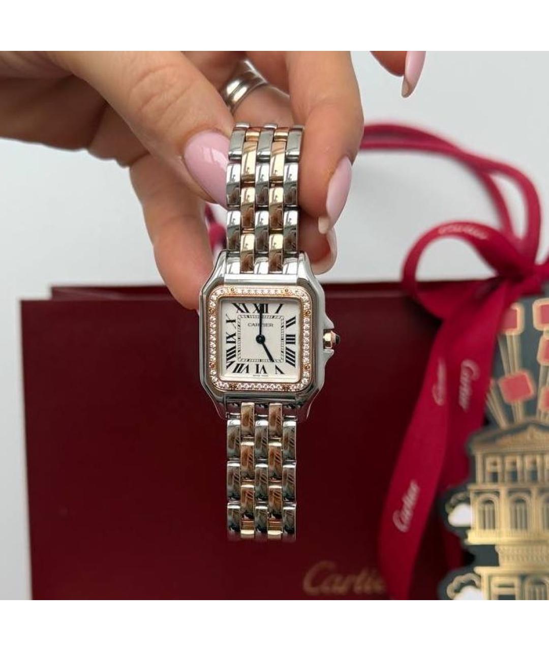 CARTIER Часы из розового золота, фото 9
