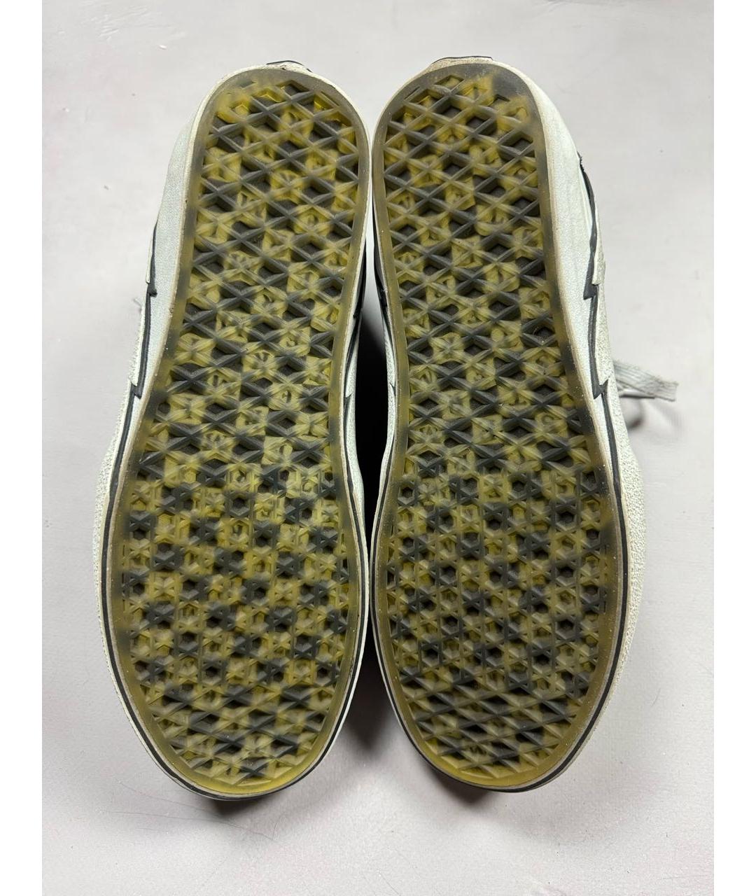 VANS Черные текстильные высокие кроссовки / кеды, фото 6