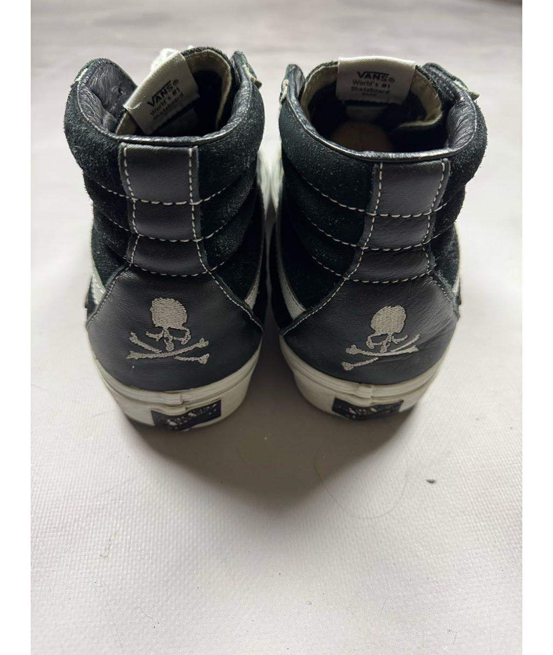 VANS Черные текстильные высокие кроссовки / кеды, фото 5