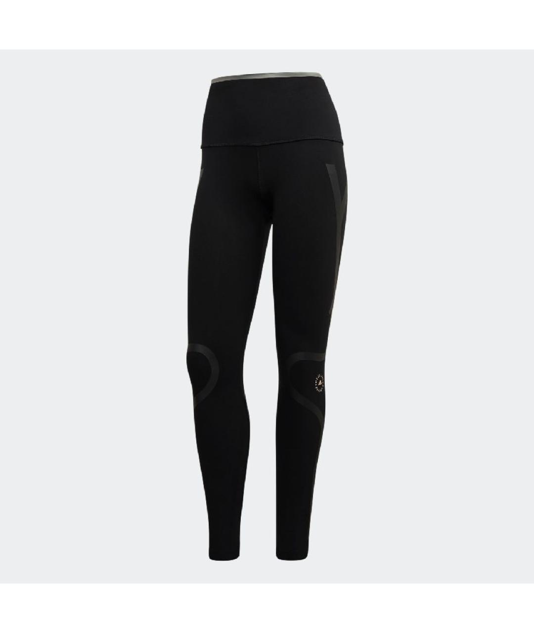 ADIDAS BY STELLA MCCARTNEY Черные полиэстеровые леггинсы и велосипедки, фото 7