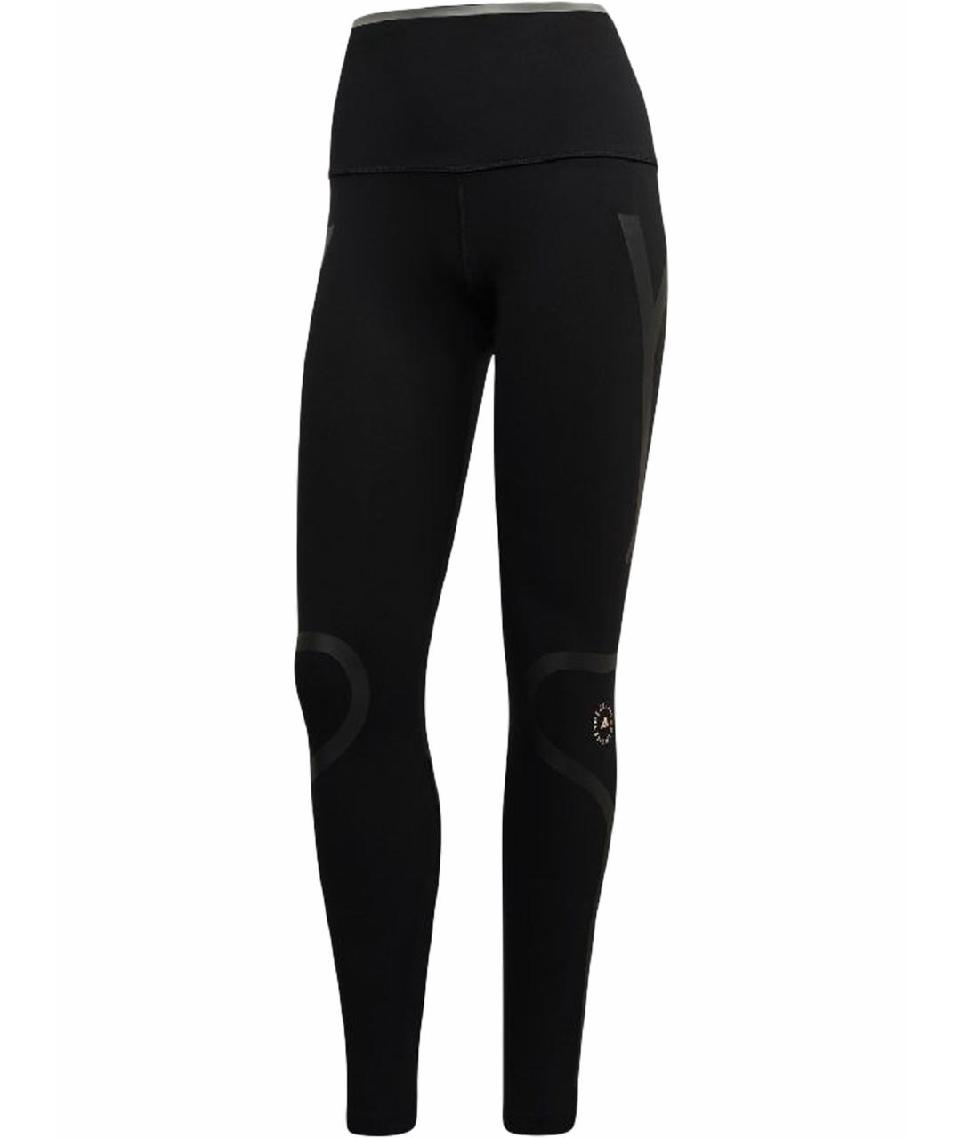 ADIDAS BY STELLA MCCARTNEY Черные полиэстеровые леггинсы и велосипедки, фото 1