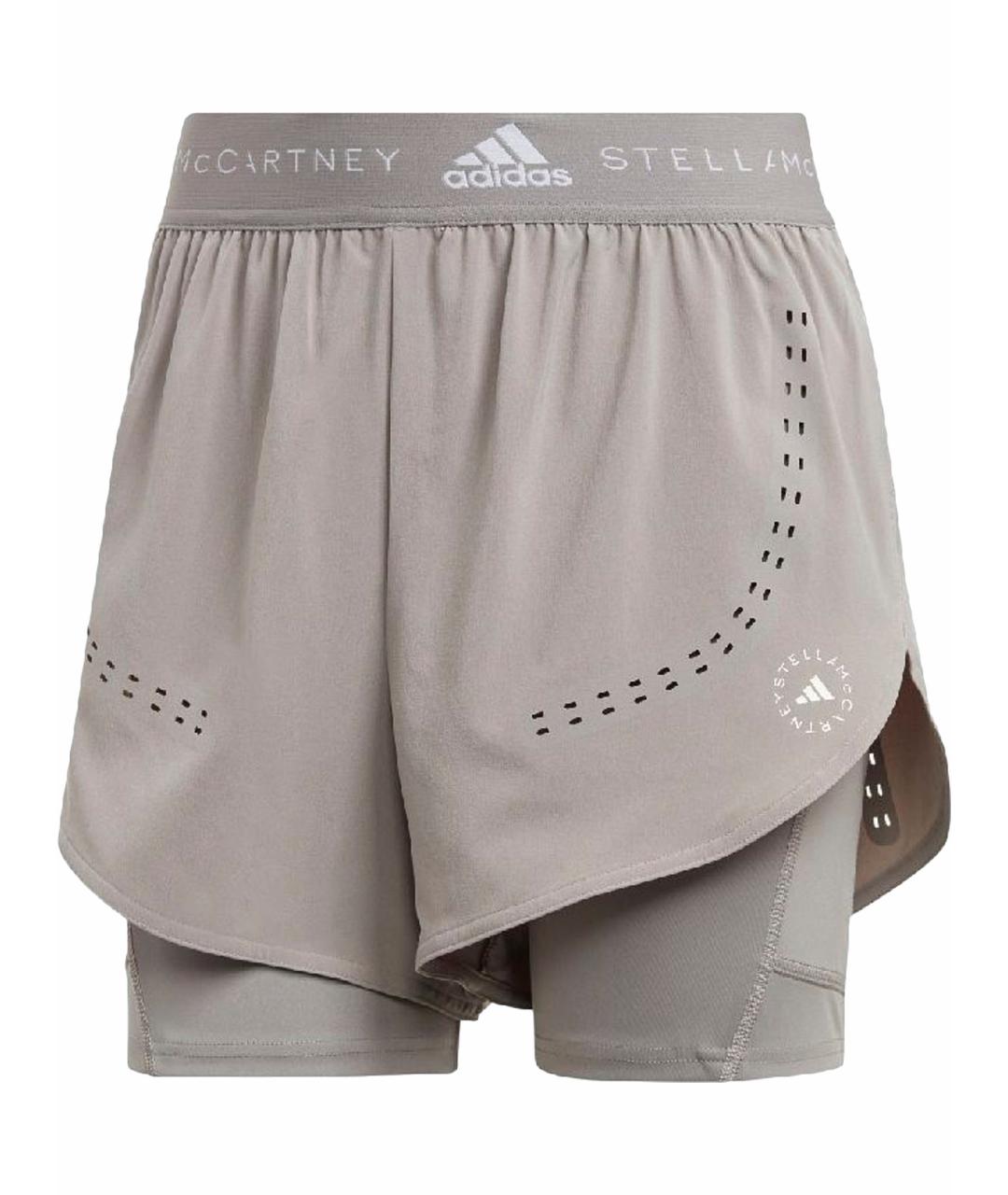 ADIDAS BY STELLA MCCARTNEY Серые полиэстеровые спортивные брюки и шорты, фото 1