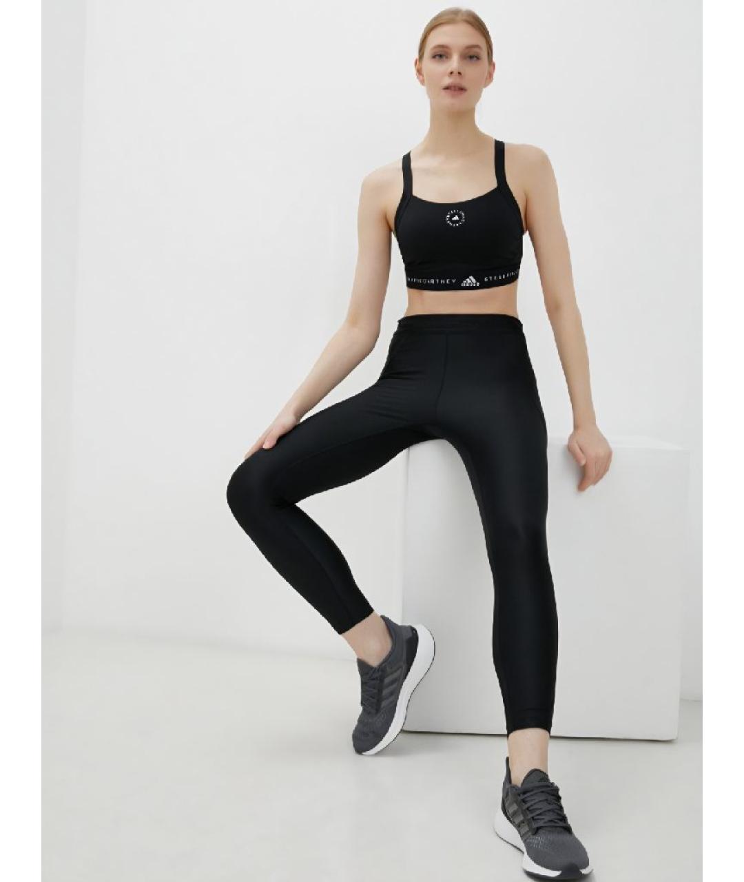 ADIDAS BY STELLA MCCARTNEY Черная полиэстеровая майка, фото 5