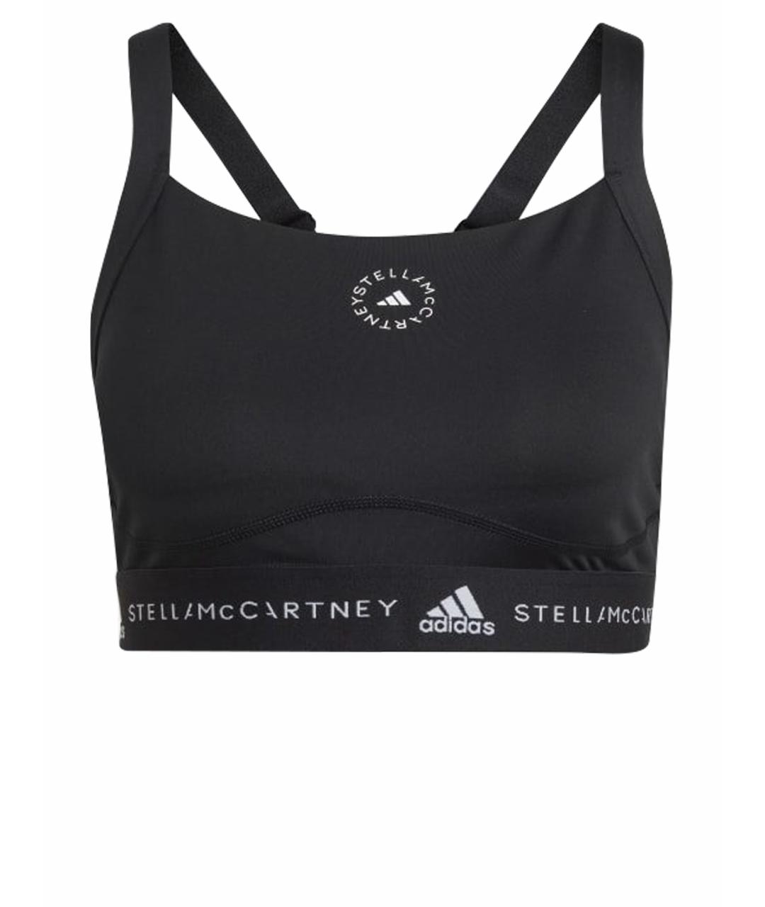 ADIDAS BY STELLA MCCARTNEY Черная полиэстеровая майка, фото 8