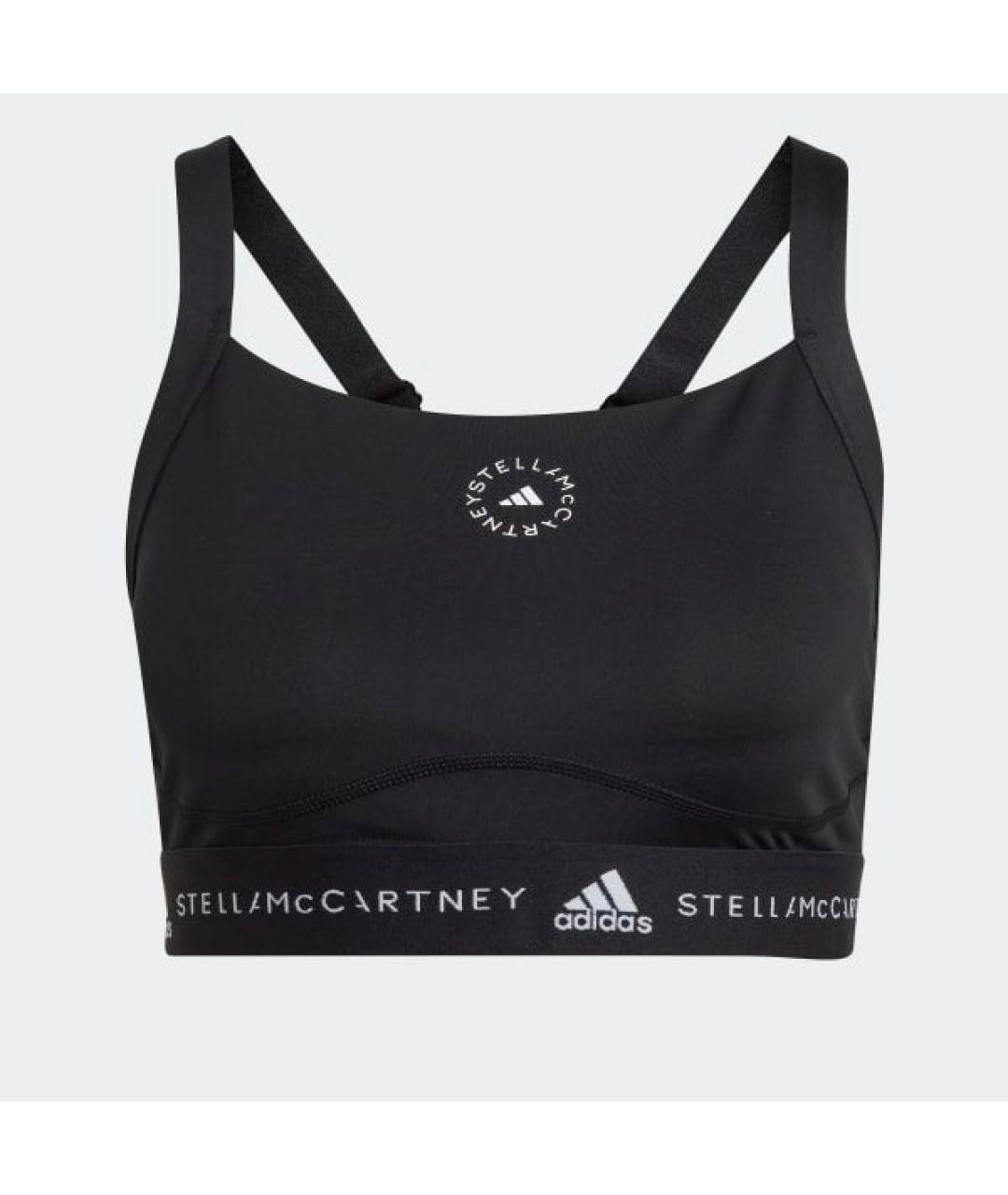 ADIDAS BY STELLA MCCARTNEY Черная полиэстеровая майка, фото 7