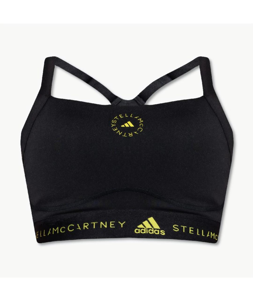 ADIDAS BY STELLA MCCARTNEY Черная полиэстеровая майка, фото 6
