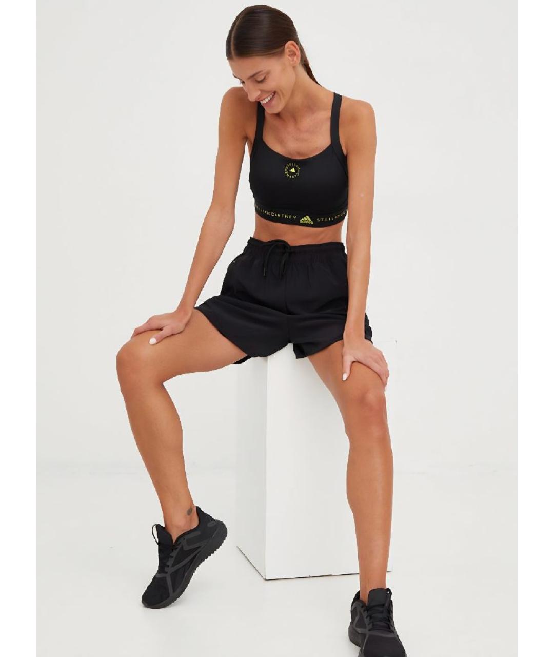 ADIDAS BY STELLA MCCARTNEY Черная полиэстеровая майка, фото 5