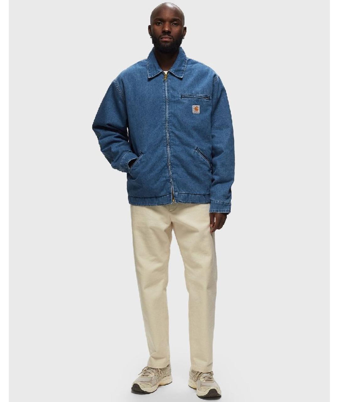 CARHARTT WIP Синяя деним куртка, фото 5