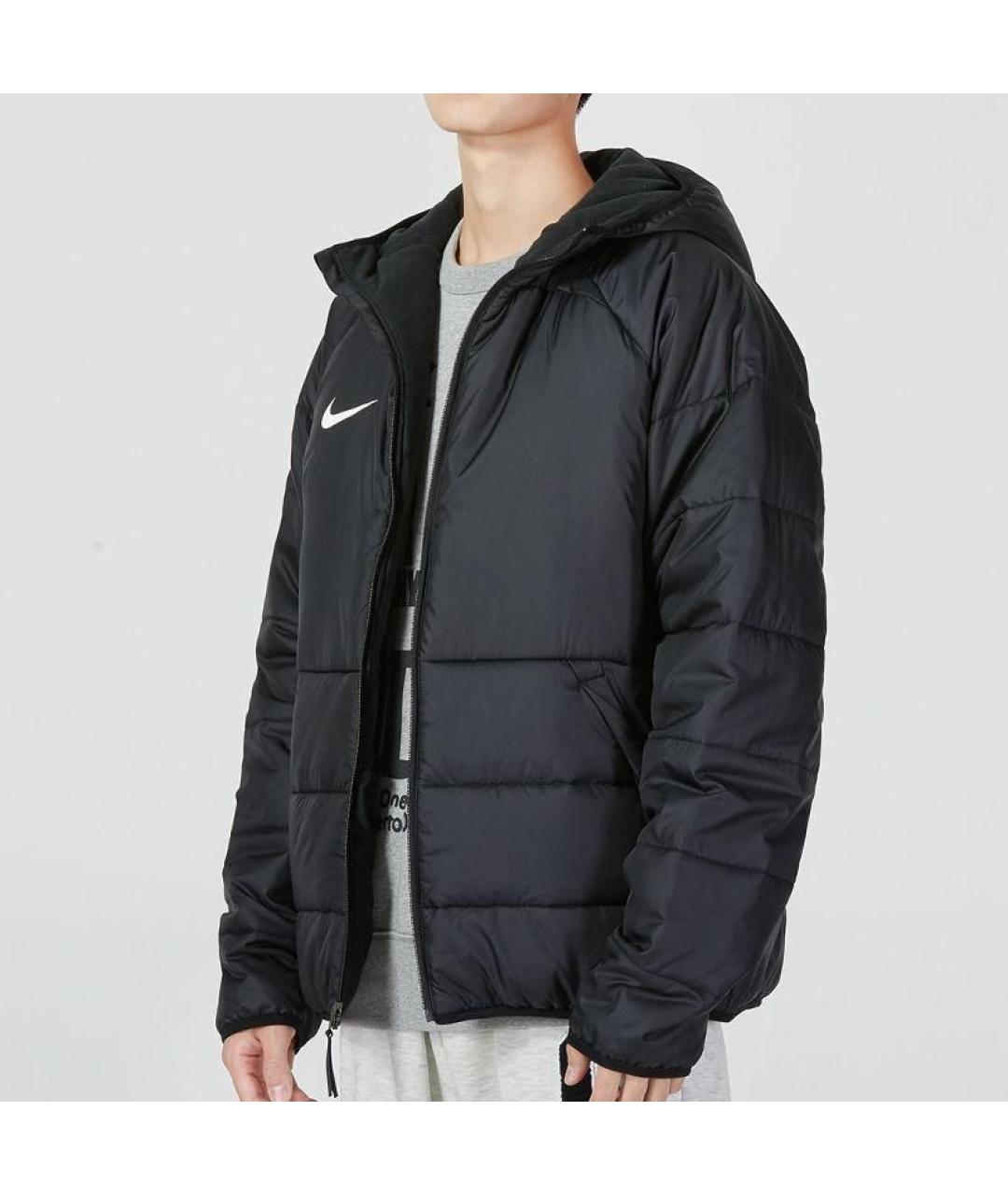 NIKE Черная полиэстеровая куртка, фото 5