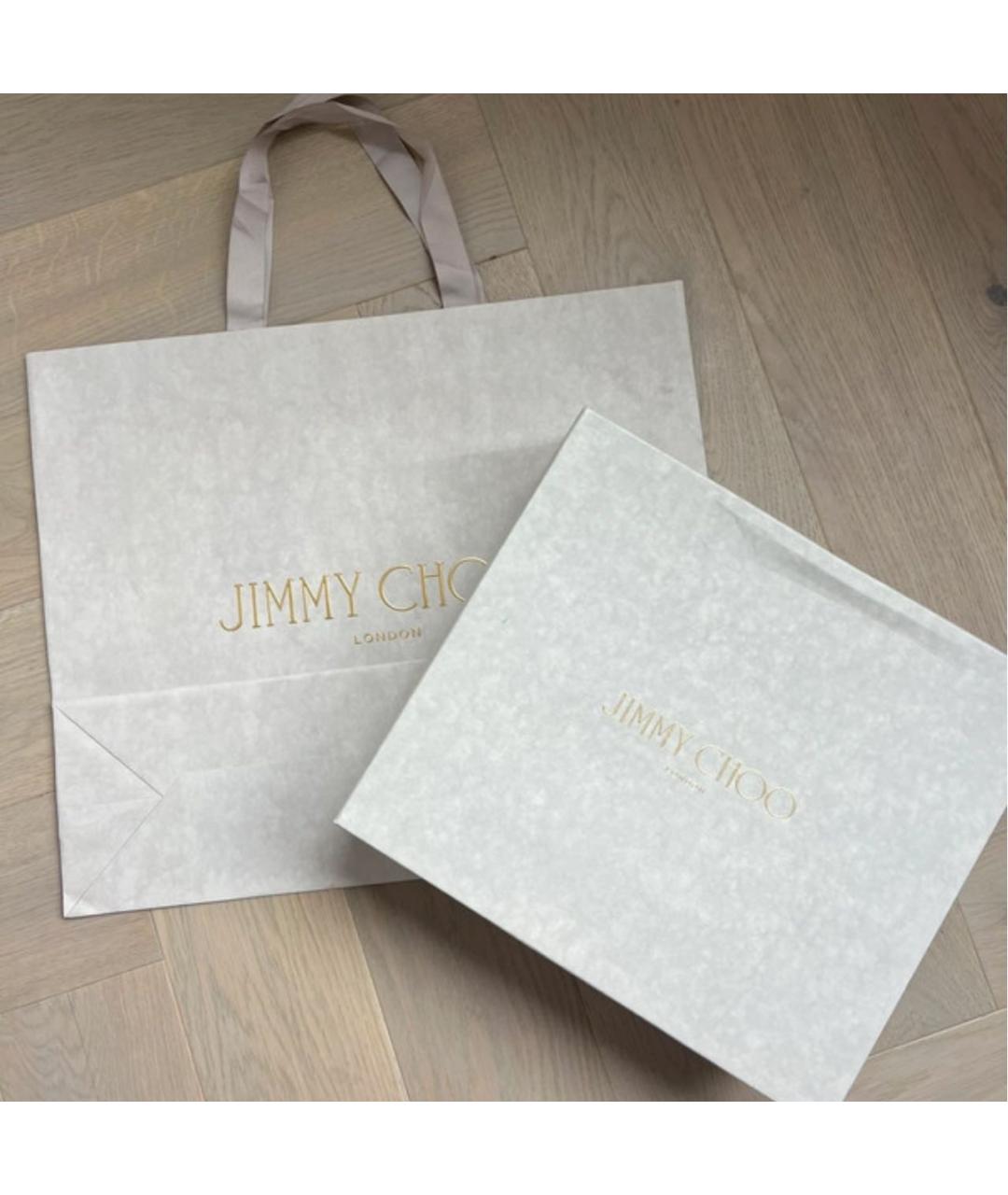 JIMMY CHOO Розовые текстильные босоножки, фото 7
