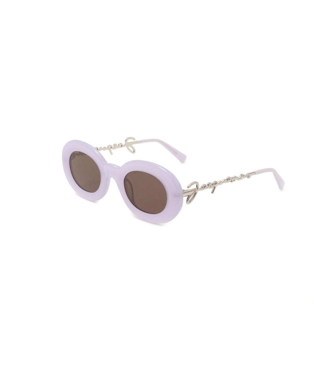 JACQUEMUS Фиолетовые пластиковые солнцезащитные очки, фото 1