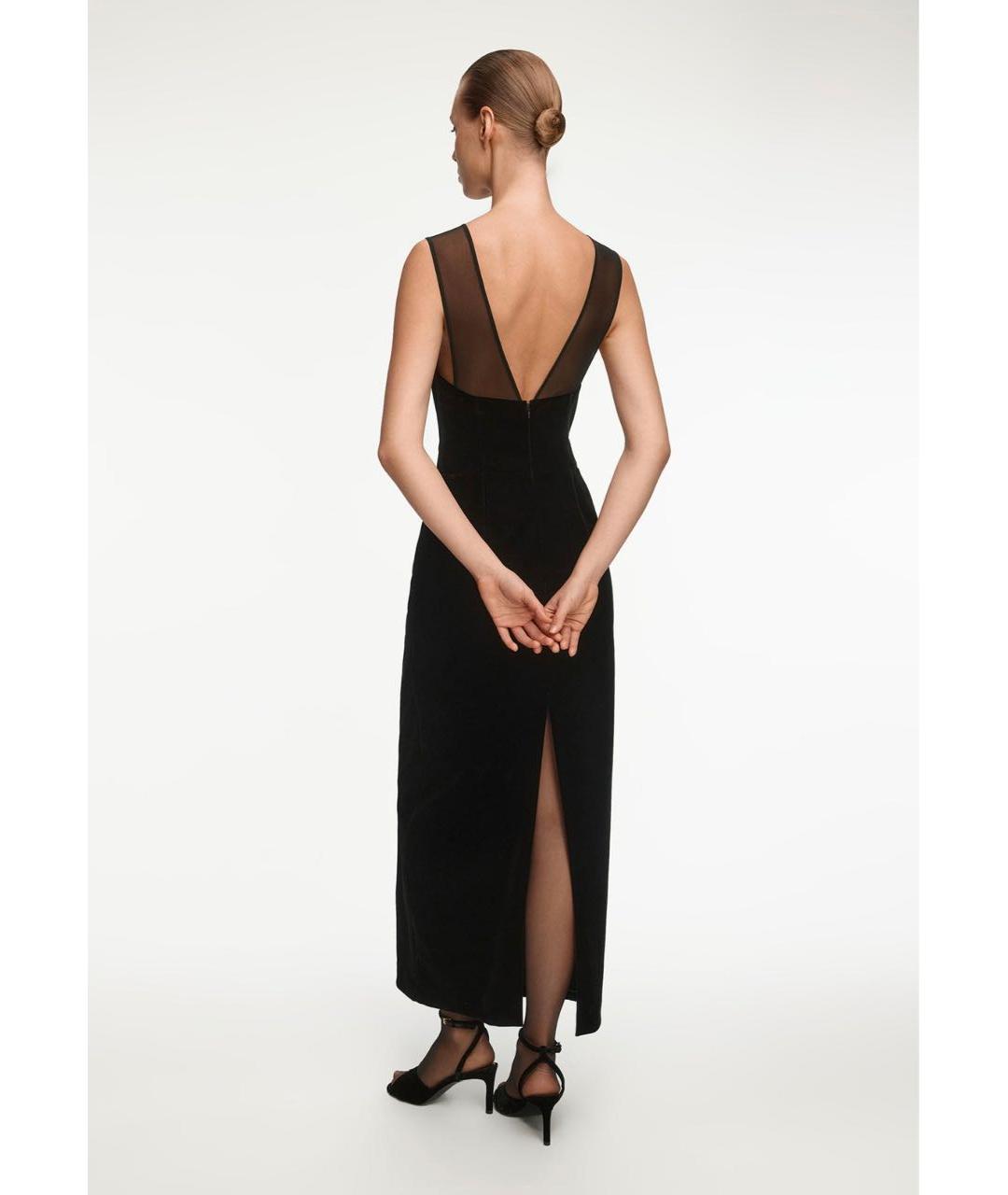 12 STOREEZ Черное бархатное вечернее платье, фото 8