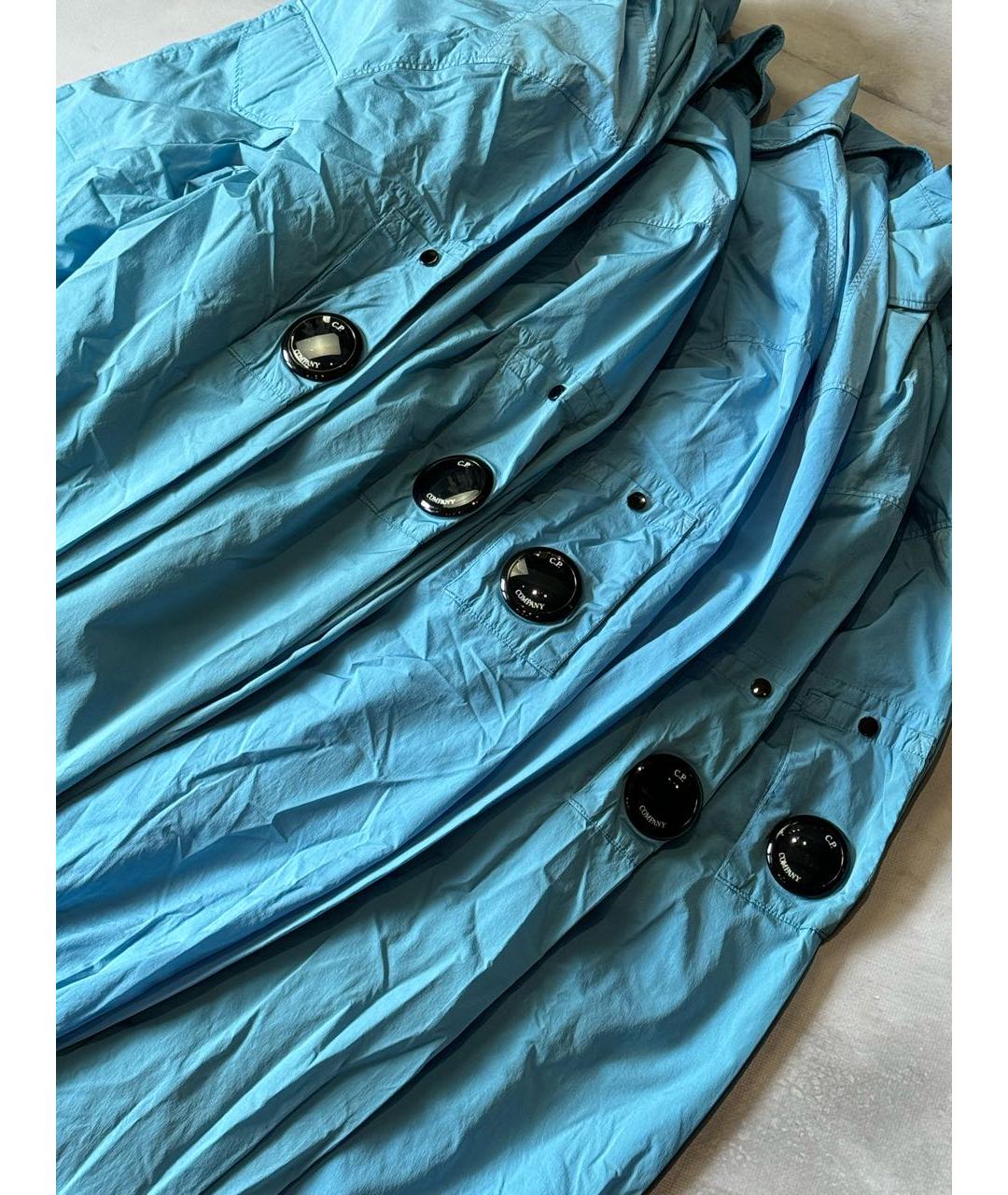 CP COMPANY Голубая полиамидовая куртка, фото 8