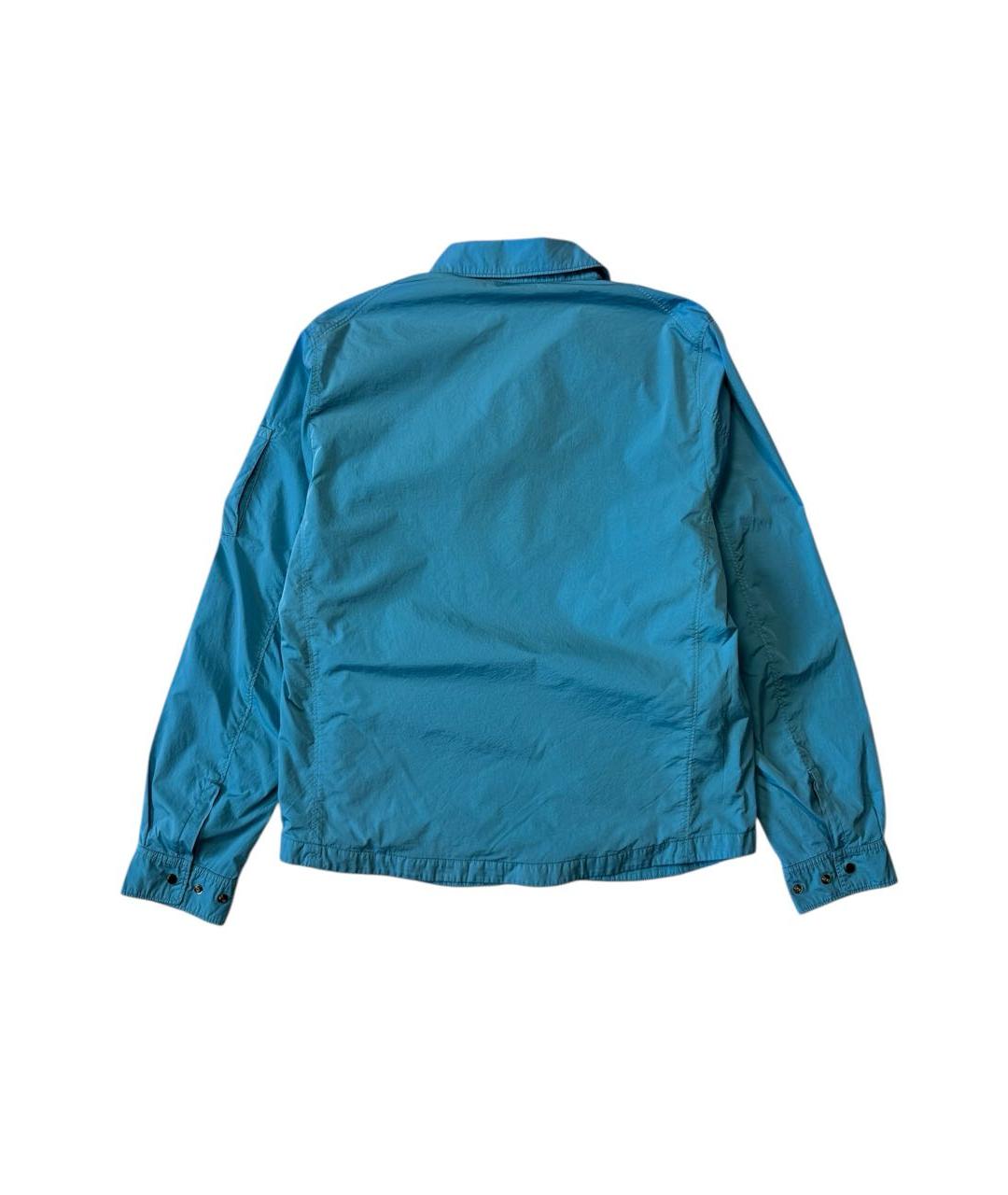 CP COMPANY Голубая полиамидовая куртка, фото 2