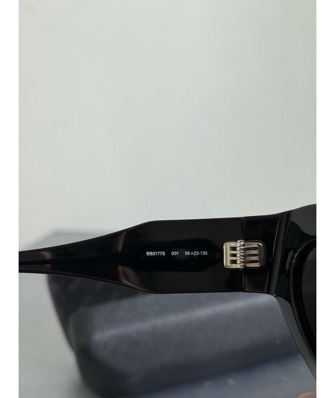 BALENCIAGA Черные пластиковые солнцезащитные очки, фото 6