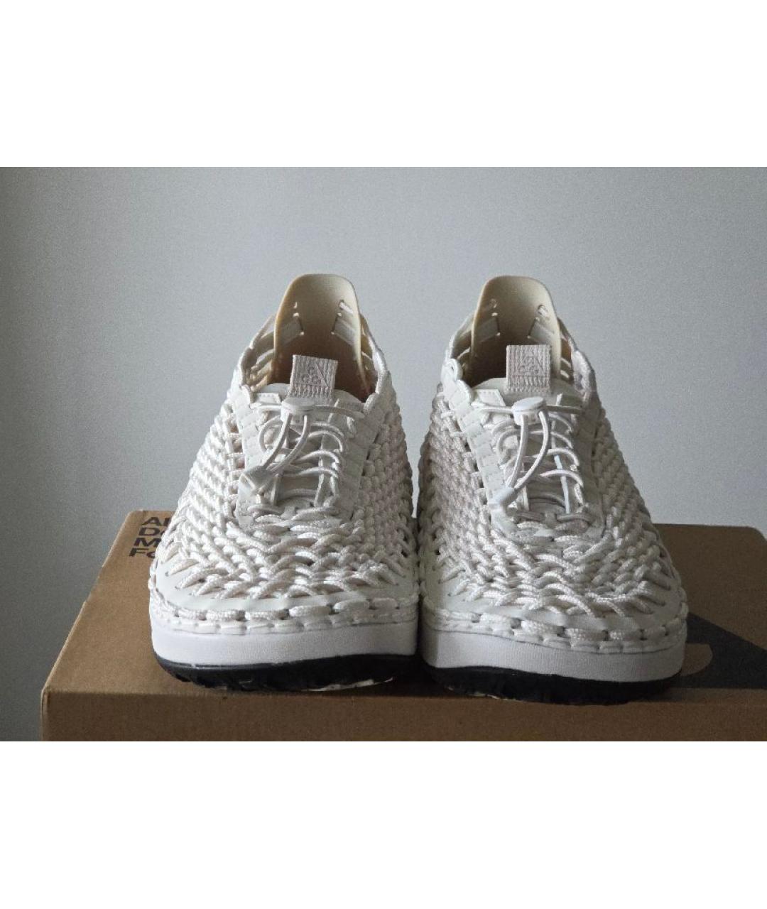 NIKE ACG Бежевые синтетические низкие кроссовки / кеды, фото 4