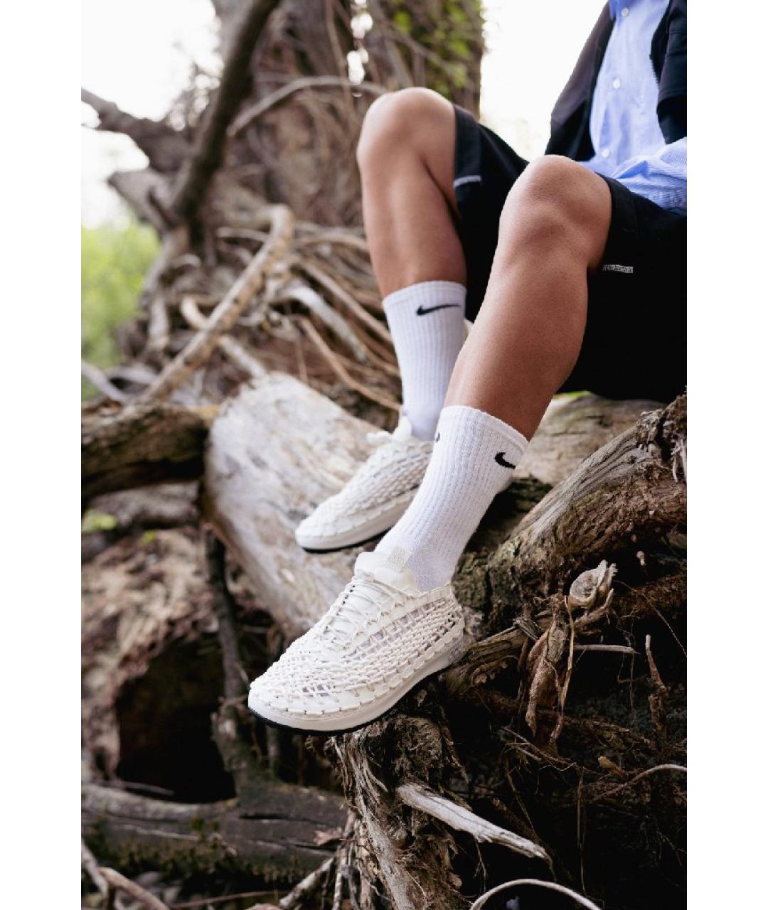 NIKE ACG Бежевые синтетические низкие кроссовки / кеды, фото 8