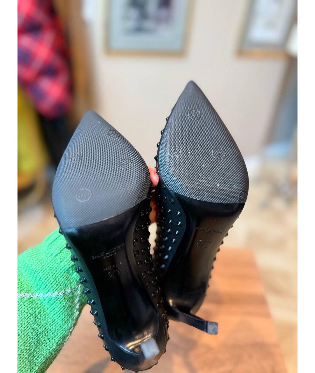 SAINT LAURENT Черные туфли, фото 3