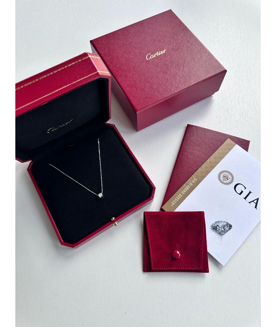 CARTIER Подвеска из белого золота, фото 5