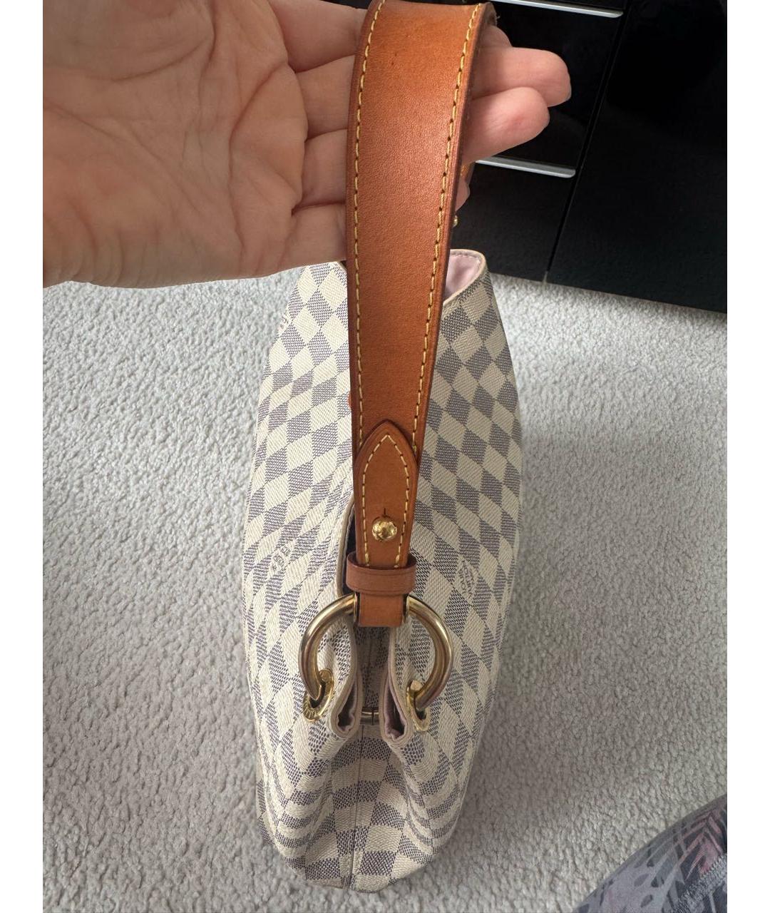 LOUIS VUITTON Бежевая сумка тоут из искусственной кожи, фото 5