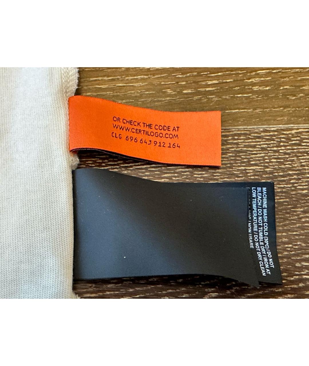 HERON PRESTON Белая хлопковая футболка, фото 4