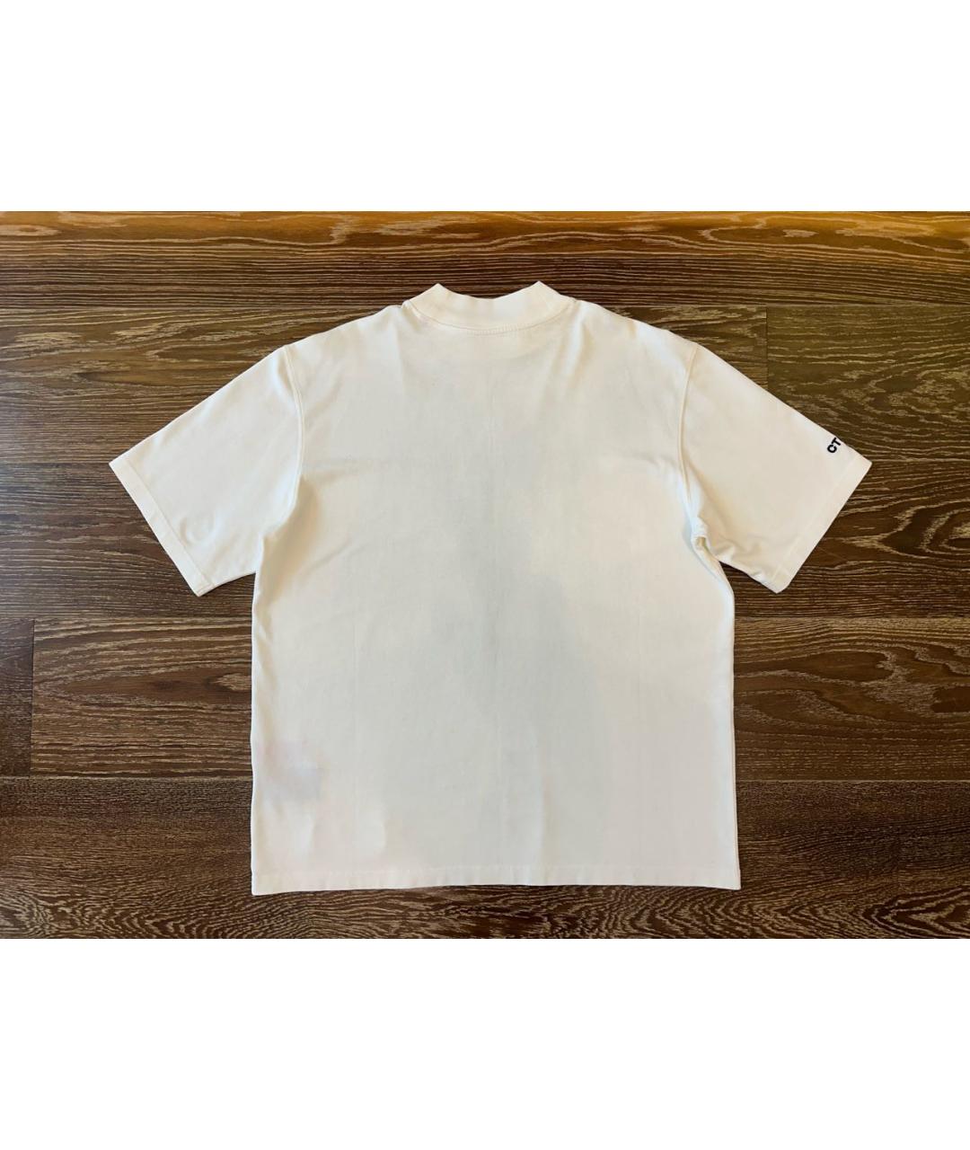 HERON PRESTON Белая хлопковая футболка, фото 2