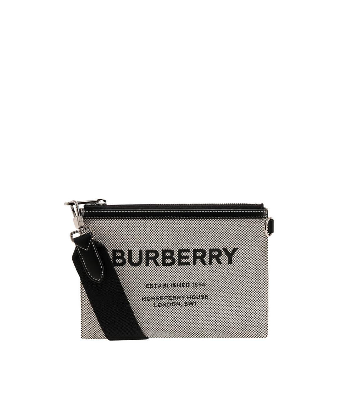 BURBERRY Серая сумка на плечо, фото 1