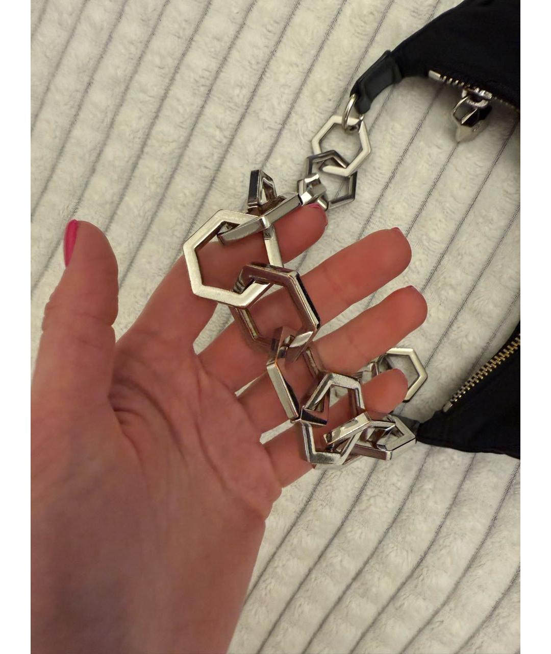 PHILIPP PLEIN Черная сумка с короткими ручками, фото 7