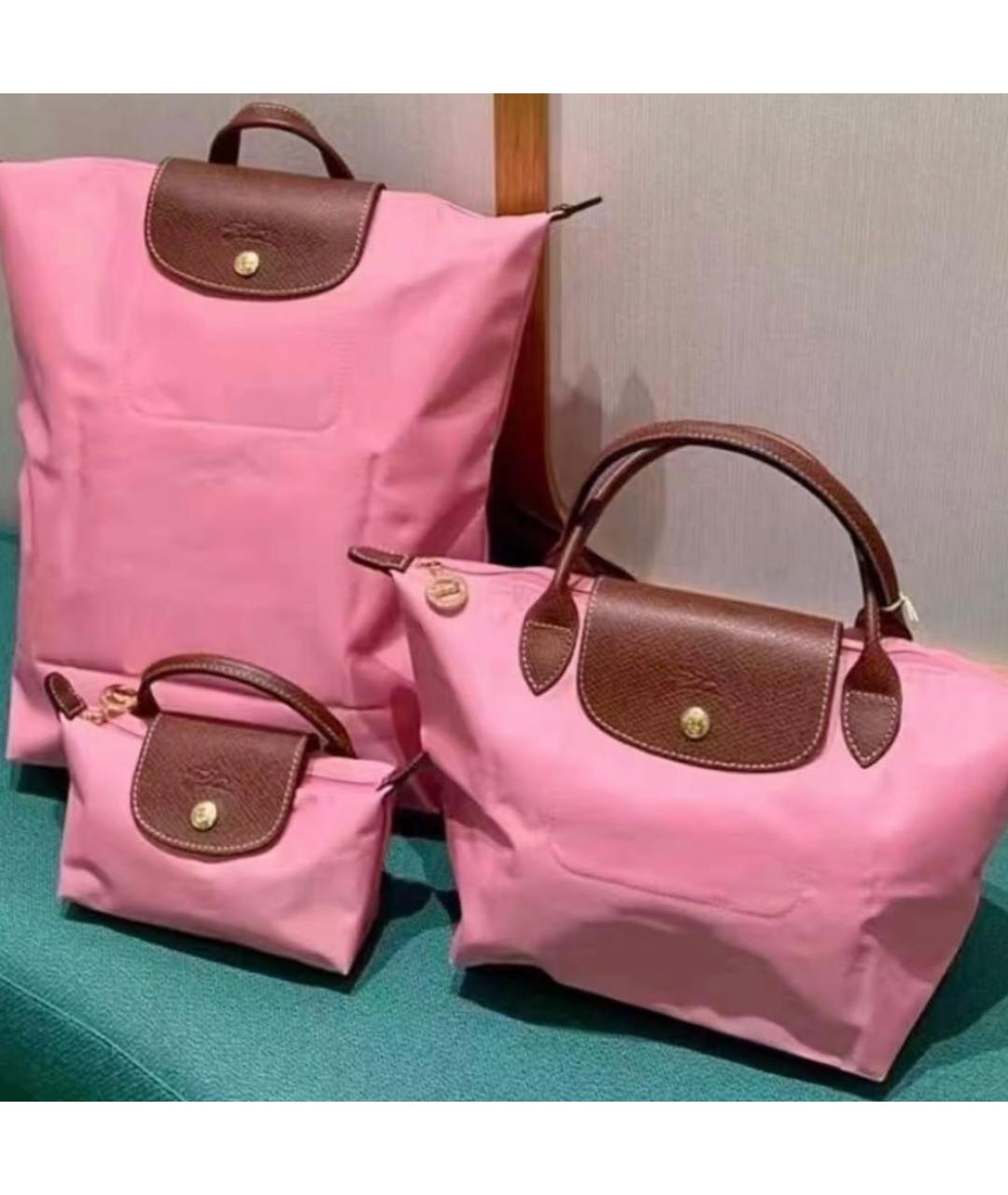 LONGCHAMP Розовая сумка тоут, фото 4