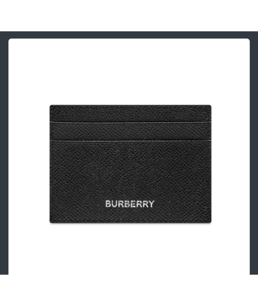 BURBERRY Черный кардхолдер, фото 2