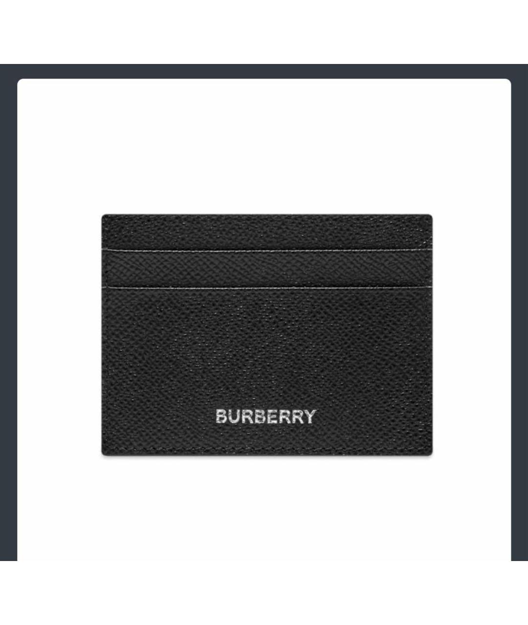 BURBERRY Черный кардхолдер, фото 3