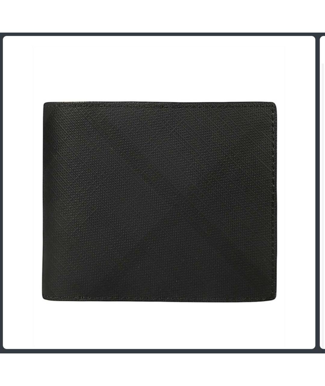 BURBERRY Черный кошелек, фото 4