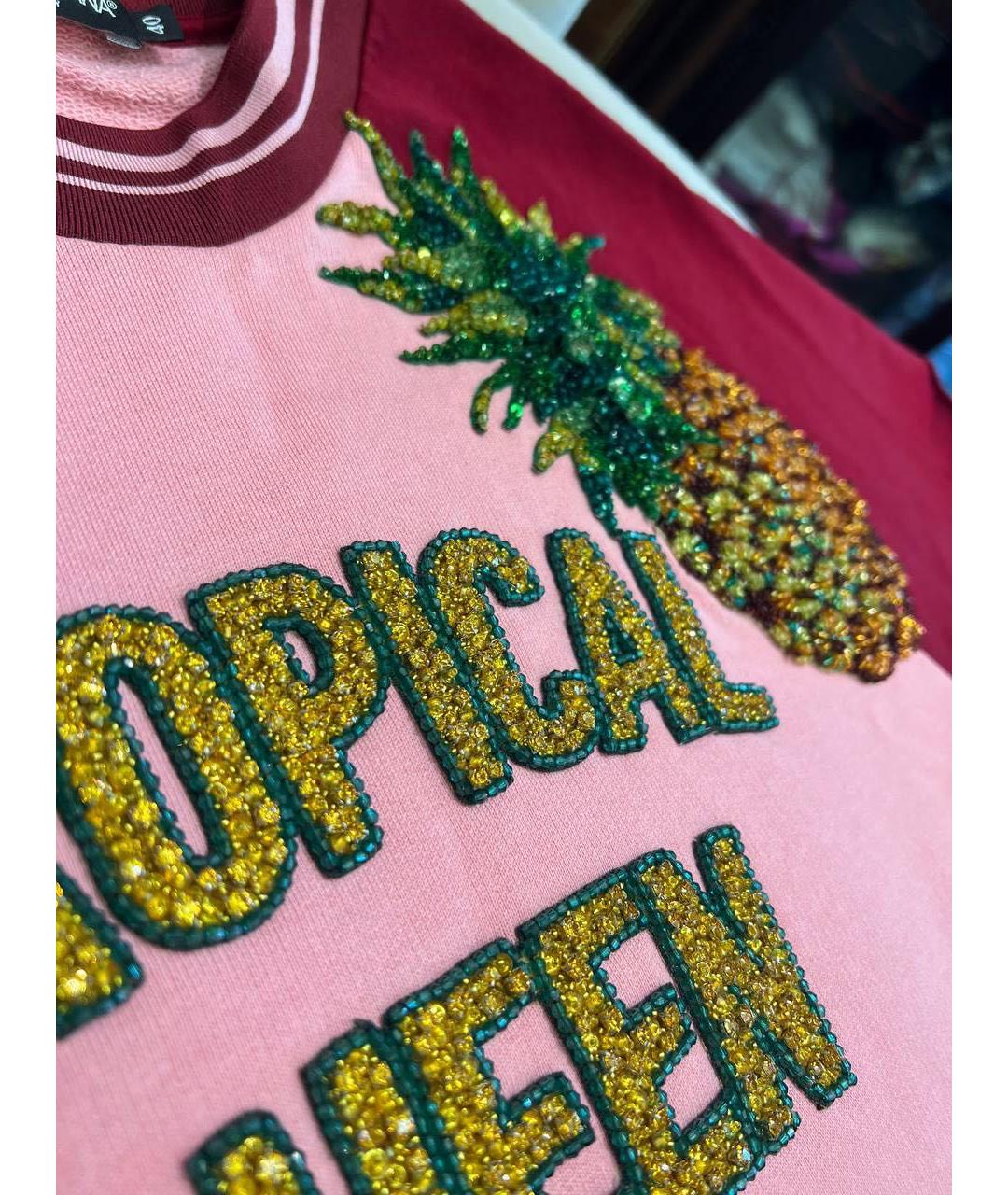 DOLCE&GABBANA Розовая футболка, фото 3
