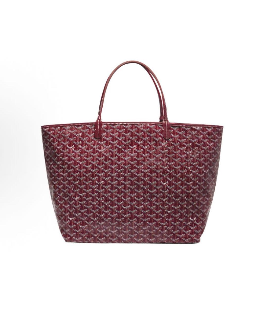 GOYARD Бордовая сумка тоут, фото 3