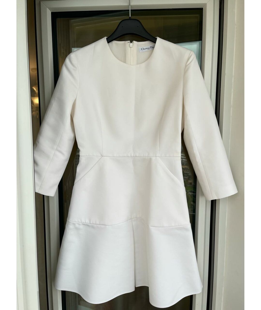 CHRISTIAN DIOR PRE-OWNED Белое хлопковое повседневное платье, фото 6