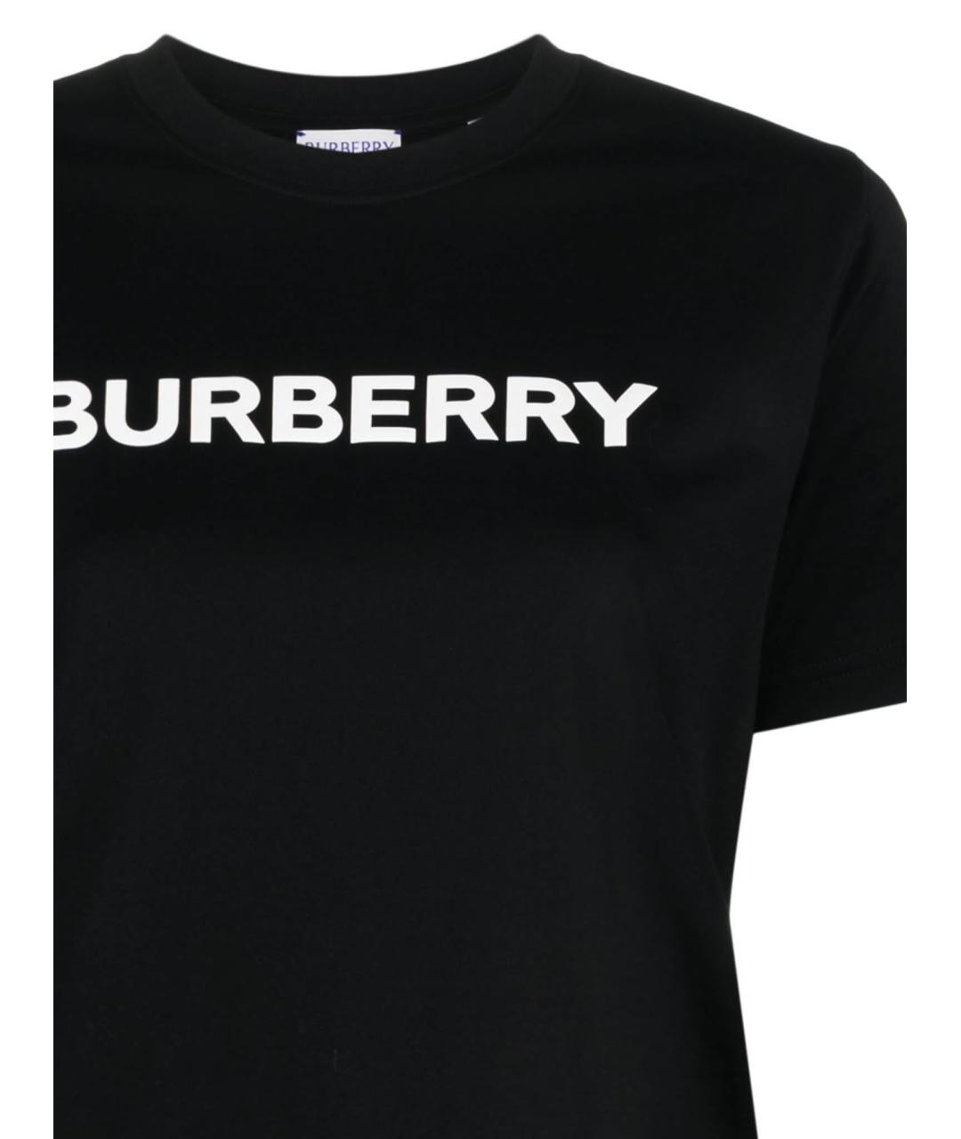 BURBERRY Черная футболка, фото 3